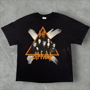 Vintage Y2K 2003 Def Leppard X Ten USA Tour Concert Rock Band T Shirt - XL